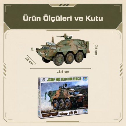 Trumpeter 00330 Armor-JGSDF NBC Detection Maket Model Kit - Thumbnail
