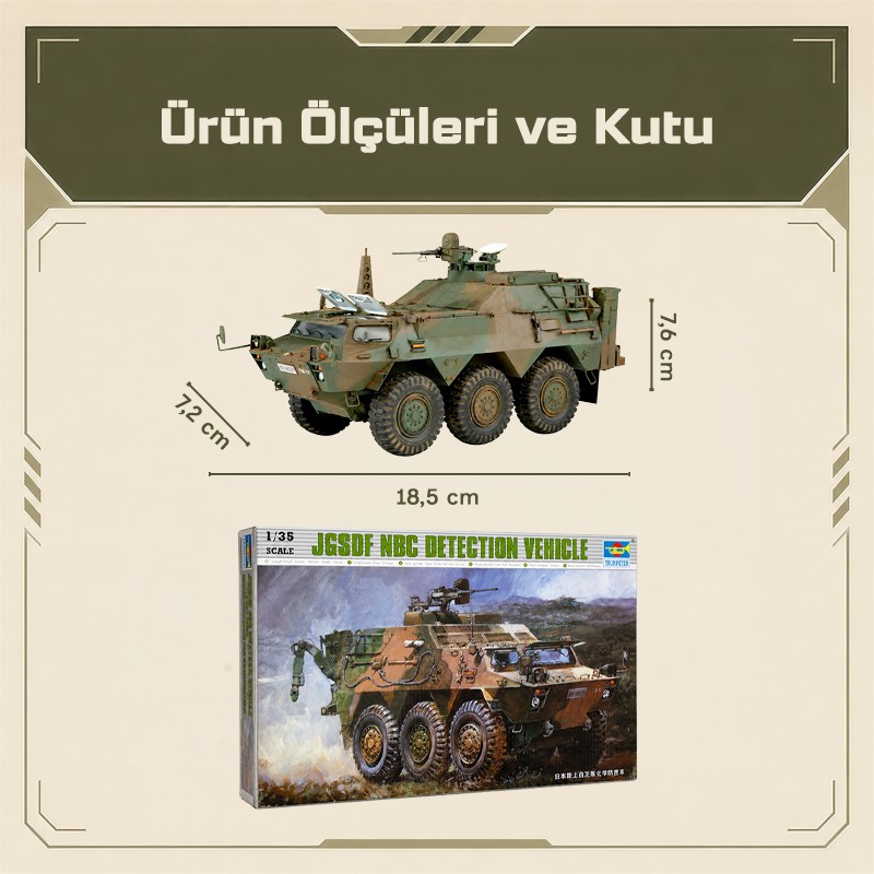 Trumpeter 00330 Armor-JGSDF NBC Detection Maket Model Kit