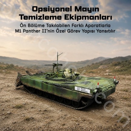 Trumpeter 00346 Armor-M1 Panther II Mineclearing Maket Model Kit - Thumbnail