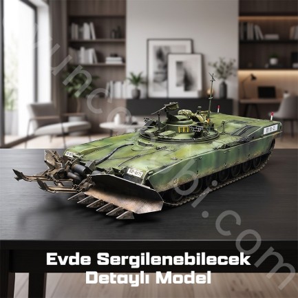 Trumpeter 00346 Armor-M1 Panther II Mineclearing Maket Model Kit - Thumbnail