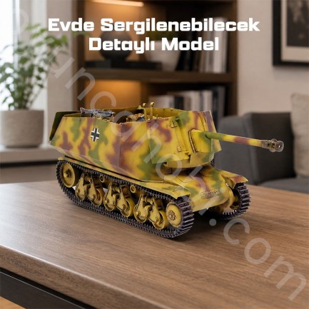 Trumpeter 00354 Panzerjager39(H)75mm Marder II Maket Model Kit - Thumbnail