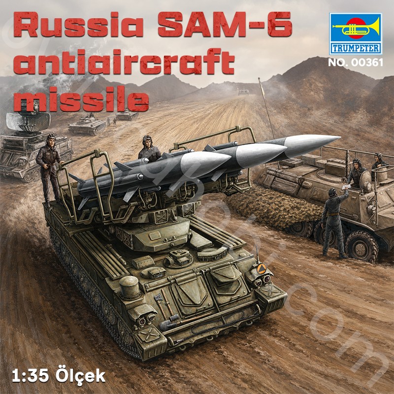 Trumpeter 00361 Russia SAM-6 antiaircraft missile Maket Model Kit