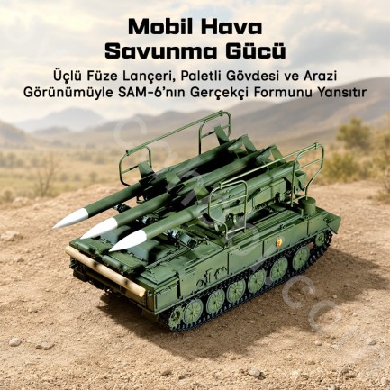Trumpeter 00361 Russia SAM-6 antiaircraft missile Maket Model Kit - Thumbnail