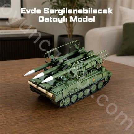 Trumpeter 00361 Russia SAM-6 antiaircraft missile Maket Model Kit - Thumbnail