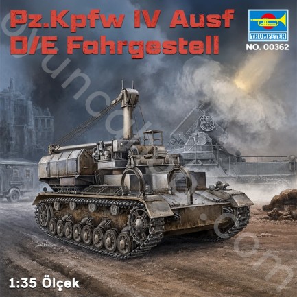 Trumpeter 00362 Pz.Kpfw IV Ausf D/E Fahrgestell Maket Model Kit - Thumbnail