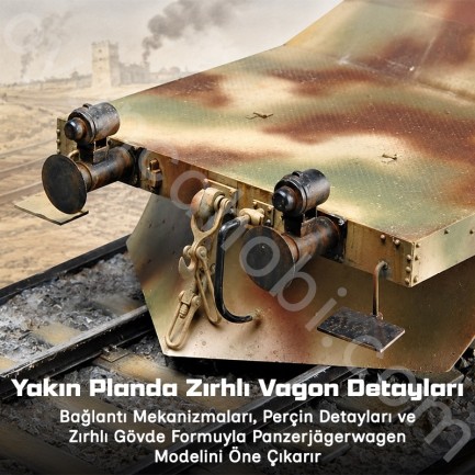 Trumpeter 00368 German Panzerjagerwagen vol. 1 Maket Model Kit - Thumbnail