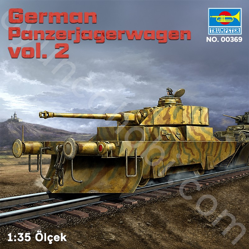 Trumpeter 00369 German Panzerjagerwagen vol. 2 Maket Model Kit