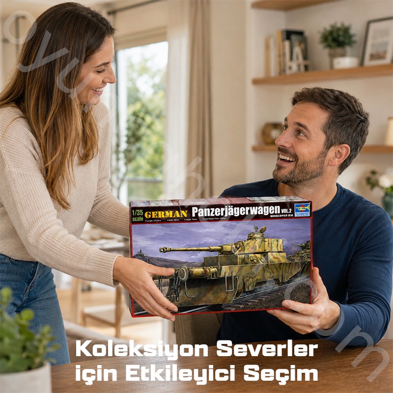Trumpeter 00369 German Panzerjagerwagen vol. 2 Maket Model Kit