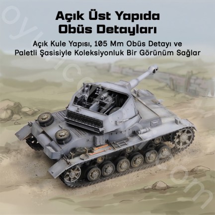 Trumpeter 00374 German Geschützwagen IVb für 10.5cm leFH 18/1(Sf) (Sd.Kfz 165/1) Maket Model Kit - Thumbnail