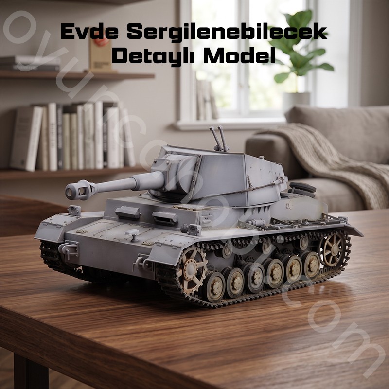 Trumpeter 00374 German Geschützwagen IVb für 10.5cm leFH 18/1(Sf) (Sd.Kfz 165/1) Maket Model Kit
