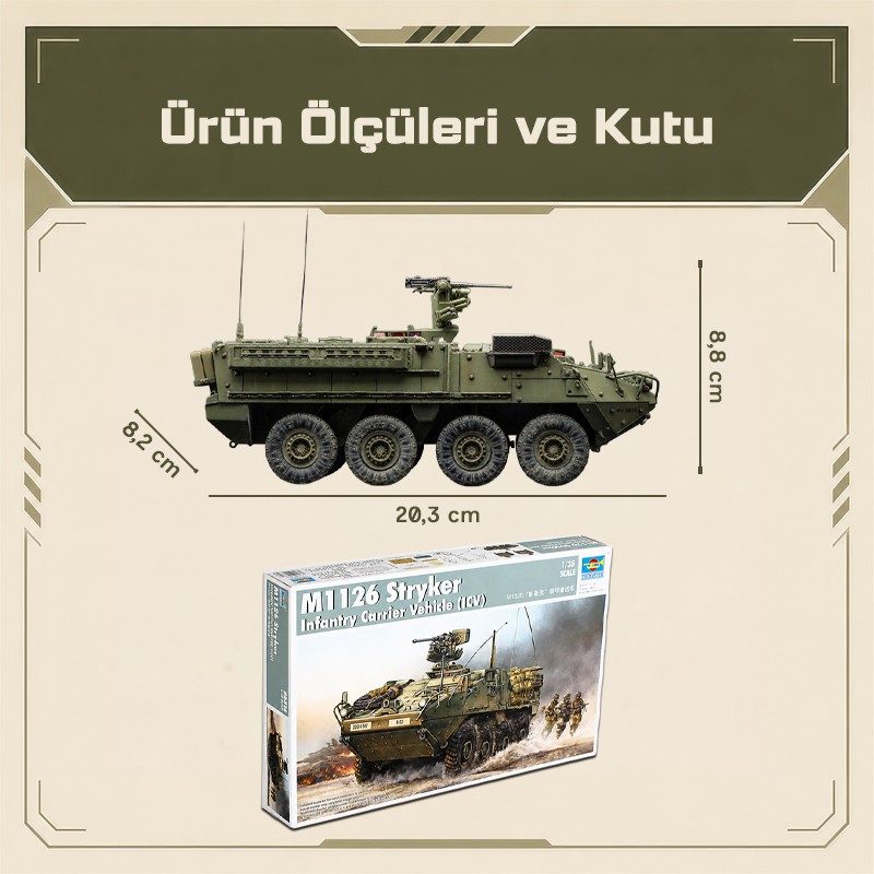 Trumpeter 00375 Stryker Maket Model Kit