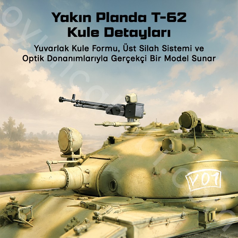 Trumpeter 00377 Russian T-62 Mod 1972 Maket Model Kit
