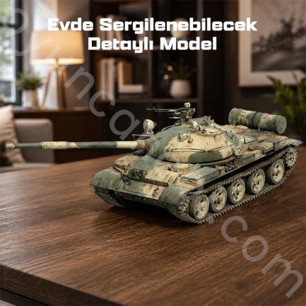 Trumpeter 00377 Russian T-62 Mod 1972 Maket Model Kit - Thumbnail