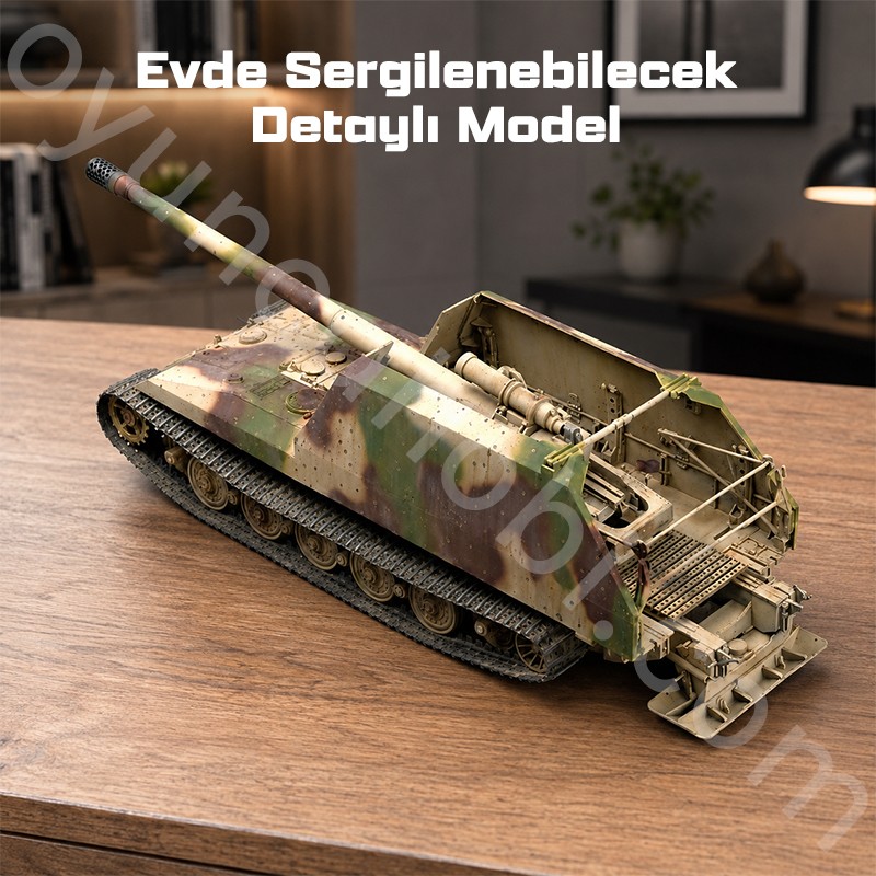 Trumpeter 00378 German Geschützwagen Tiger für 17cm K72 Maket Model Kit
