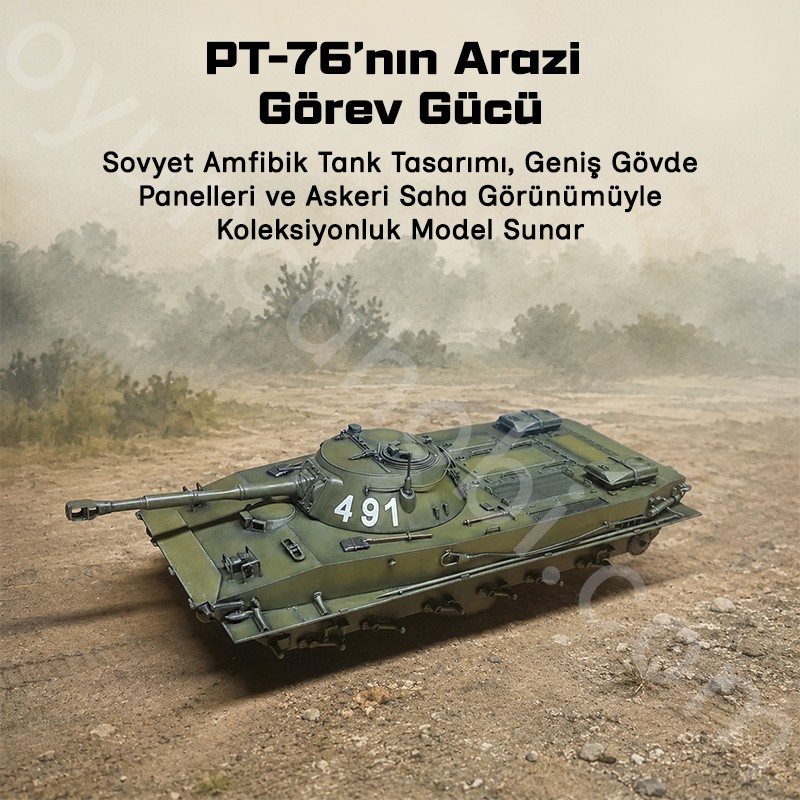Trumpeter 00380 Russian PT-76 Light Amphibious Tank Maket Model Kit
