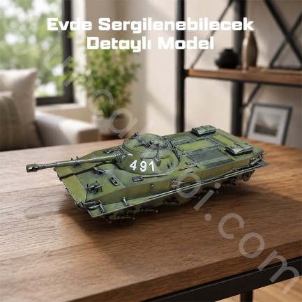 Trumpeter 00380 Russian PT-76 Light Amphibious Tank Maket Model Kit - Thumbnail