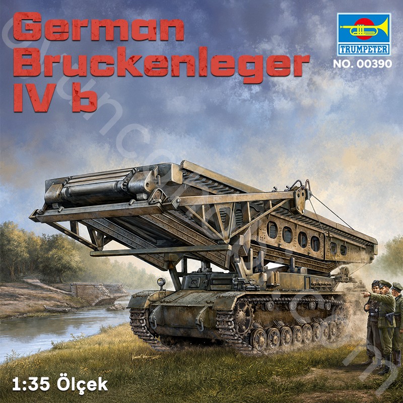 Trumpeter 00390 German Bruckenleger IV b Maket Model Kit