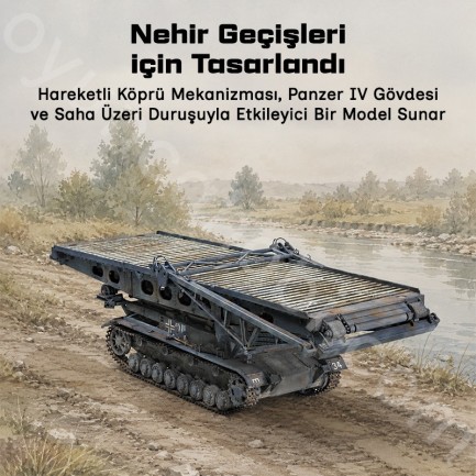 Trumpeter 00390 German Bruckenleger IV b Maket Model Kit - Thumbnail