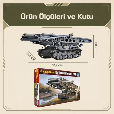 Trumpeter 00390 German Bruckenleger IV b Maket Model Kit - Thumbnail