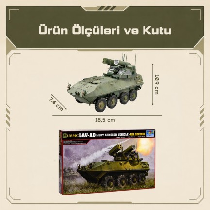 Trumpeter 00393 LAV-AD Light Armored Vehicle-Air Defense - Thumbnail