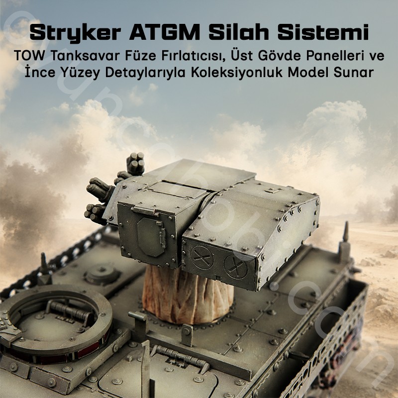 Trumpeter 00399 M1134 Stryker Anti- Tank Guided Missile (ATGM) Maket Model Kit
