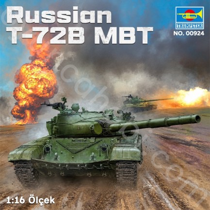 Trumpeter 00924 Russian T-72B MBT Maket Model Kit - Thumbnail