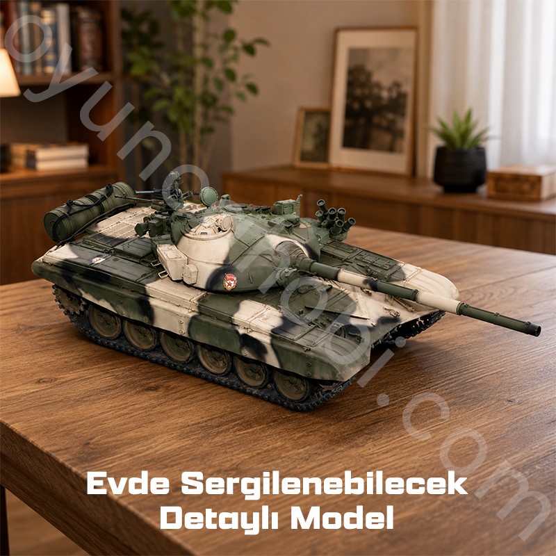 Trumpeter 00924 Russian T-72B MBT Maket Model Kit