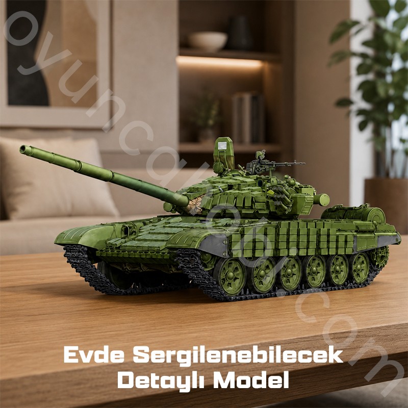 Trumpeter 00925 Russian T-72B1 MBT (w/kontakt-1 reactive armor) Maket Model Kit