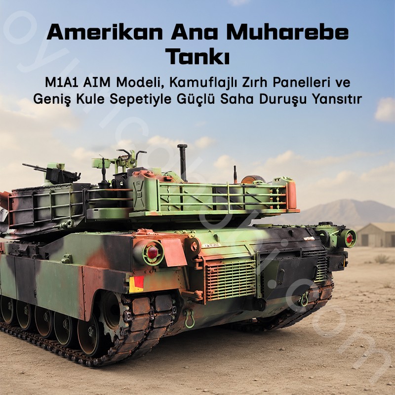 Trumpeter 00926 US M1A1 AIM MBT Maket Model Kit