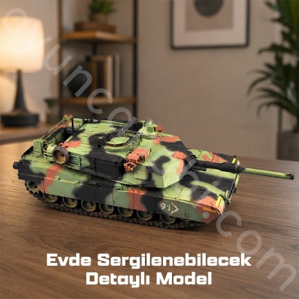 Trumpeter 00926 US M1A1 AIM MBT Maket Model Kit - Thumbnail