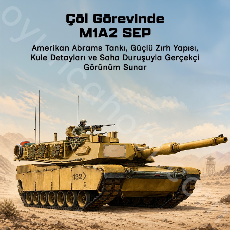 Trumpeter 00927 US M1A2 SEP MBT] Maket Model Kit