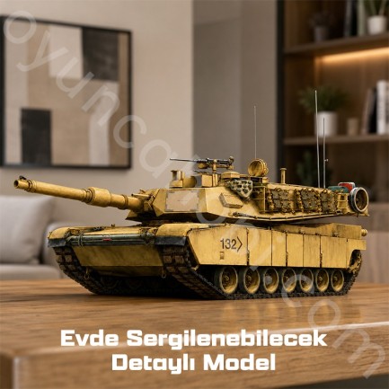 Trumpeter 00927 US M1A2 SEP MBT] Maket Model Kit - Thumbnail