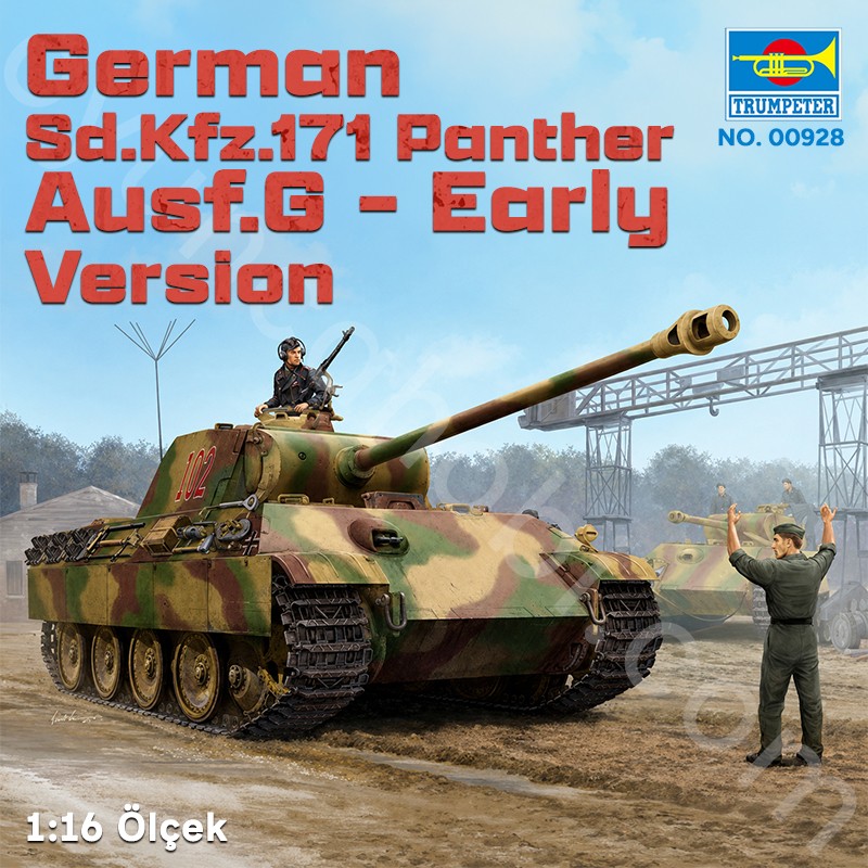 Trumpeter 00928 German Sd.Kfz.171 Panther Ausf.G - Early Version Maket Model Kit