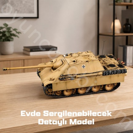 Trumpeter 00934 German Sd.Kfz 173 Jagdpanther Early Version Maket Model Kit - Thumbnail
