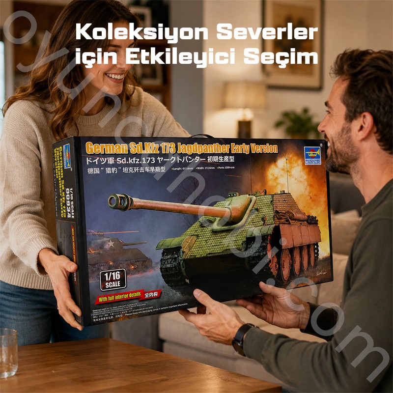 Trumpeter 00934 German Sd.Kfz 173 Jagdpanther Early Version Maket Model Kit