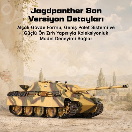Trumpeter 00935 German Sd.Kfz 173 Jagdpanther Late Version Maket Model Kit - Thumbnail
