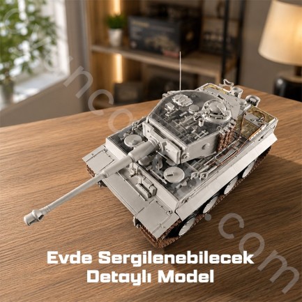 Trumpeter 00944 Pz.Kpfw.VI Ausf.E Sd.Kfz.181 Tiger I (Medium Production) Maket Model Kit - Thumbnail