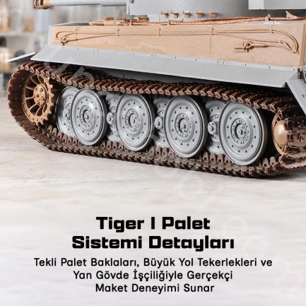 Trumpeter 00945 Pz.Kpfw.VI Ausf.E Sd.Kfz.181 Tiger I (Late Production) Maket Model Kit - Thumbnail