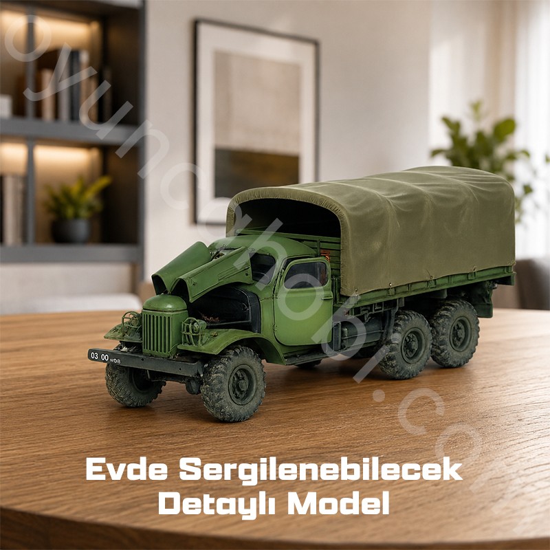 Trumpeter 01001 Soviet ZIL-157 6×6 Military Truck Maket Model Kit