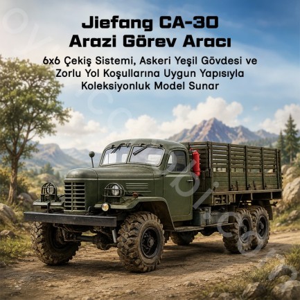 Trumpeter 01002 Chinese Jiefang CA-30 military truck Maket Model Kit - Thumbnail
