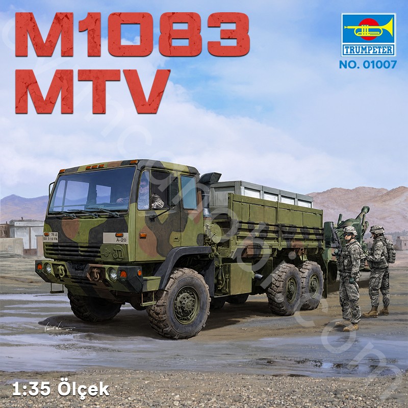 Trumpeter 01007 M1083 MTV Maket Model Kit
