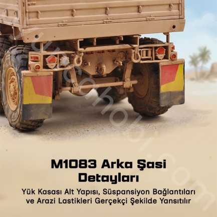 Trumpeter 01008 M1083 MTV(ARMOR CAB) Maket Model Kit - Thumbnail
