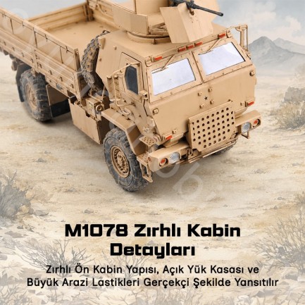 Trumpeter 01009 M1078 LMTV(ARMOR CAB) Maket Model Kit - Thumbnail