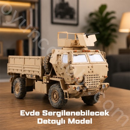 Trumpeter 01009 M1078 LMTV(ARMOR CAB) Maket Model Kit - Thumbnail