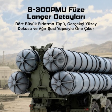 Trumpeter 01038 48N6E of 5P85S TEL S-300PMU SA-10 GRUMBLE Maket Model Kit - Thumbnail