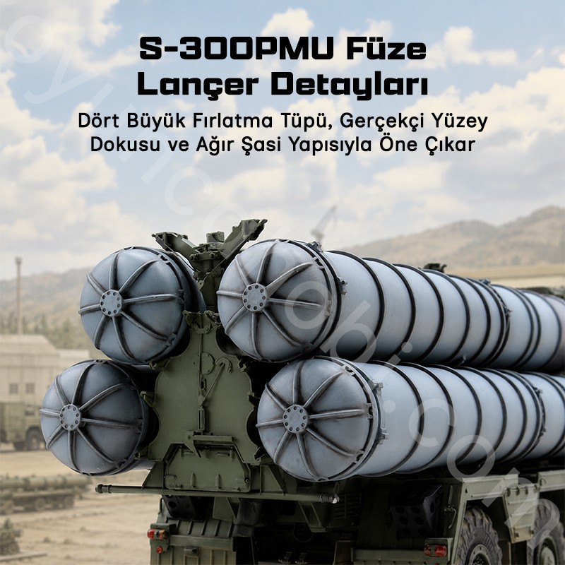 Trumpeter 01038 48N6E of 5P85S TEL S-300PMU SA-10 GRUMBLE Maket Model Kit