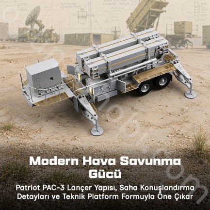 Trumpeter 01040 M901 Launching Station w/MIM-104F Patriot SAM System (PAC-3) Maket Model Kit - Thumbnail