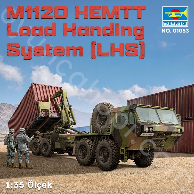 Trumpeter 01053 M1120 HEMTT Load Handing System (LHS) Maket Model Kit