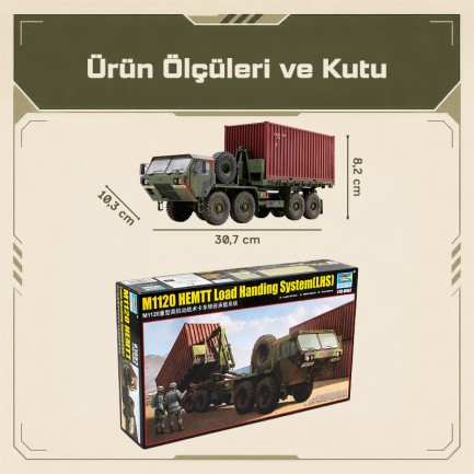 Trumpeter 01053 M1120 HEMTT Load Handing System (LHS) Maket Model Kit - Thumbnail