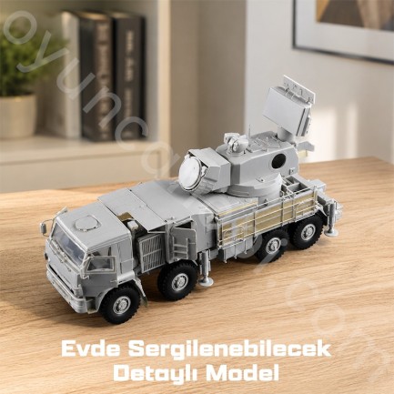 Trumpeter 01060 Russian 72V6E2 Combat Vehicle of 96K6 Pantsir -S1 ADMGS Maket Model Kit - Thumbnail